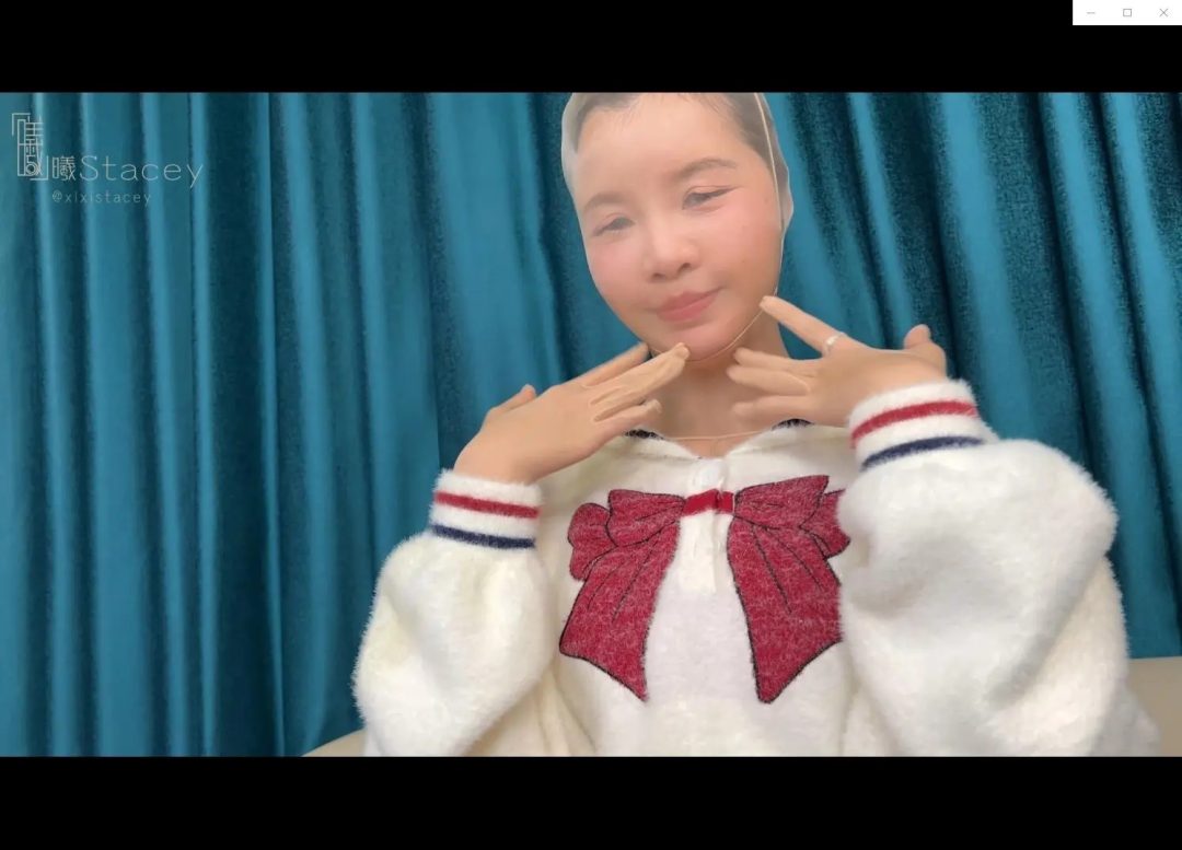 甜美小姐姐的沉浸式全包光泽连身袜体验包含完整套头过程-5