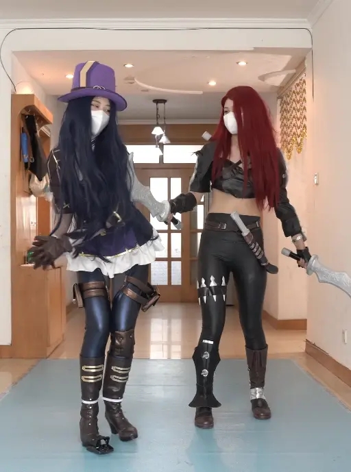 偶遇 扎带 恋足 足虐 长靴 COSPLAY-2
