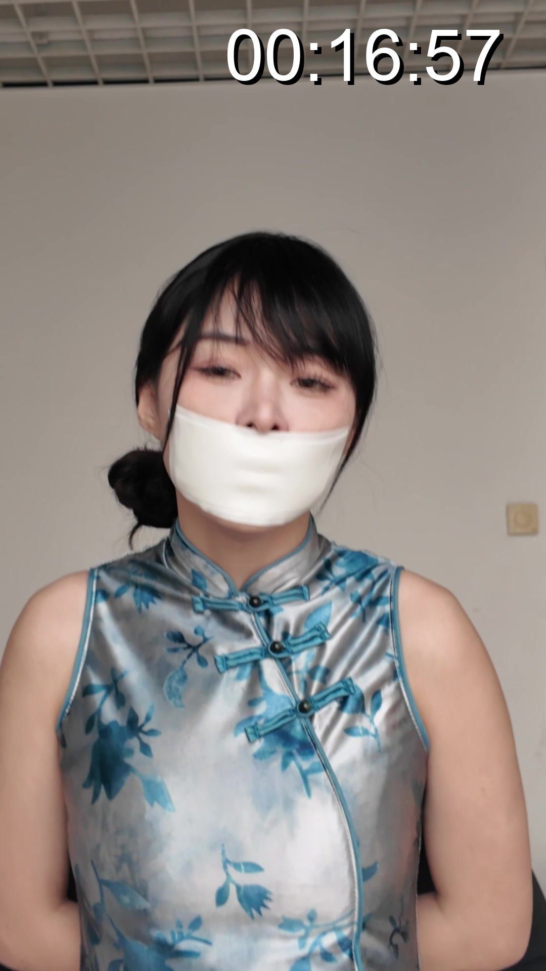 【Chrisgag典藏系列】网袜旗袍封嘴姐姐的tj体验-2