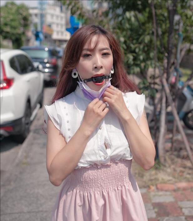绳缚摄影会-夏夏户外口球捆绑-4