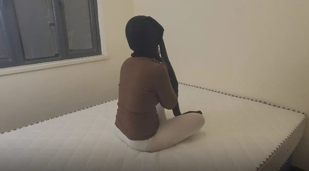 小姐姐黑丝睡袋挣扎睡袋-1