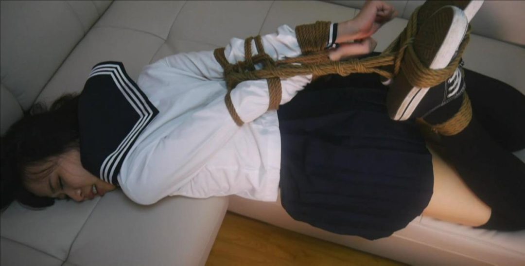 猎美工作室 女怪盗02，身陷囹圄会议童年轶事。学生装捆绑凌辱-12