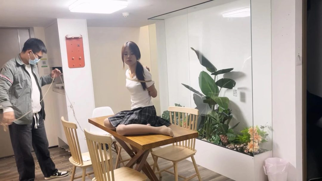 奥特曼定拍：一JK后手观音驷马放置 马具口球强制抬头-4