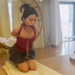 定拍奥特曼新模：兼职学生妹 日式跪缚口球放置90分钟