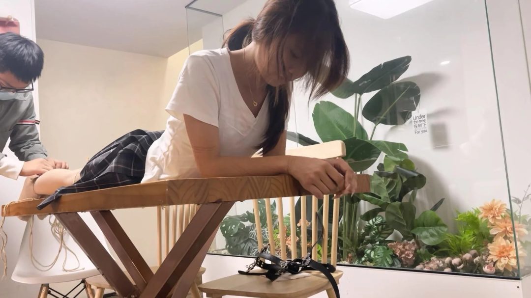 奥特曼定拍：一JK后手观音驷马放置 马具口球强制抬头-7
