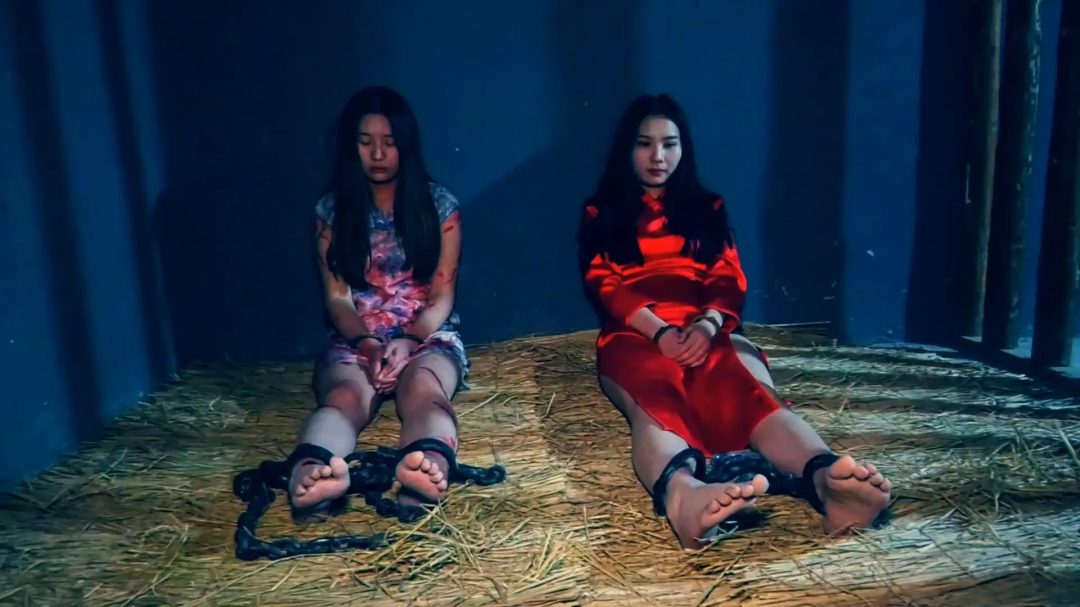 定拍女烈片《红岩英烈 2》 下集 敌人在对沈林芳和蔡美霞严刑逼供被折磨的遍体鳞伤最后被杀害-8