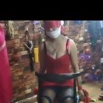 丝绸坐绑多重蒙面 多重蒙头折磨