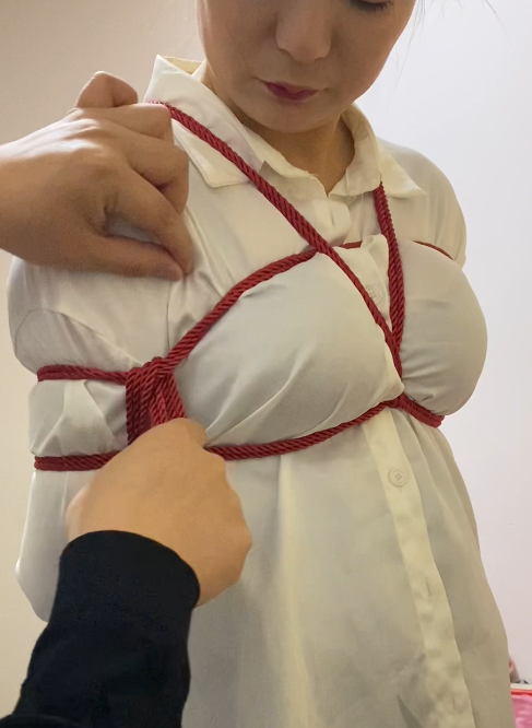新人凡凡、白衬衫、花式捆绑-3