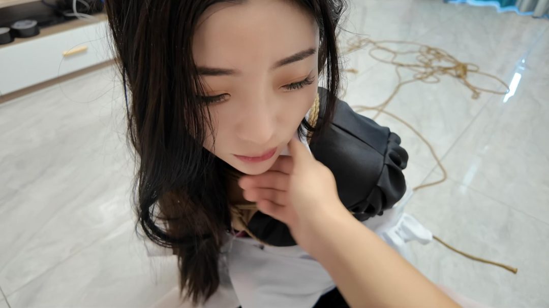 定拍佳佳-捆绑人妻之白丝女仆 第二集下-7