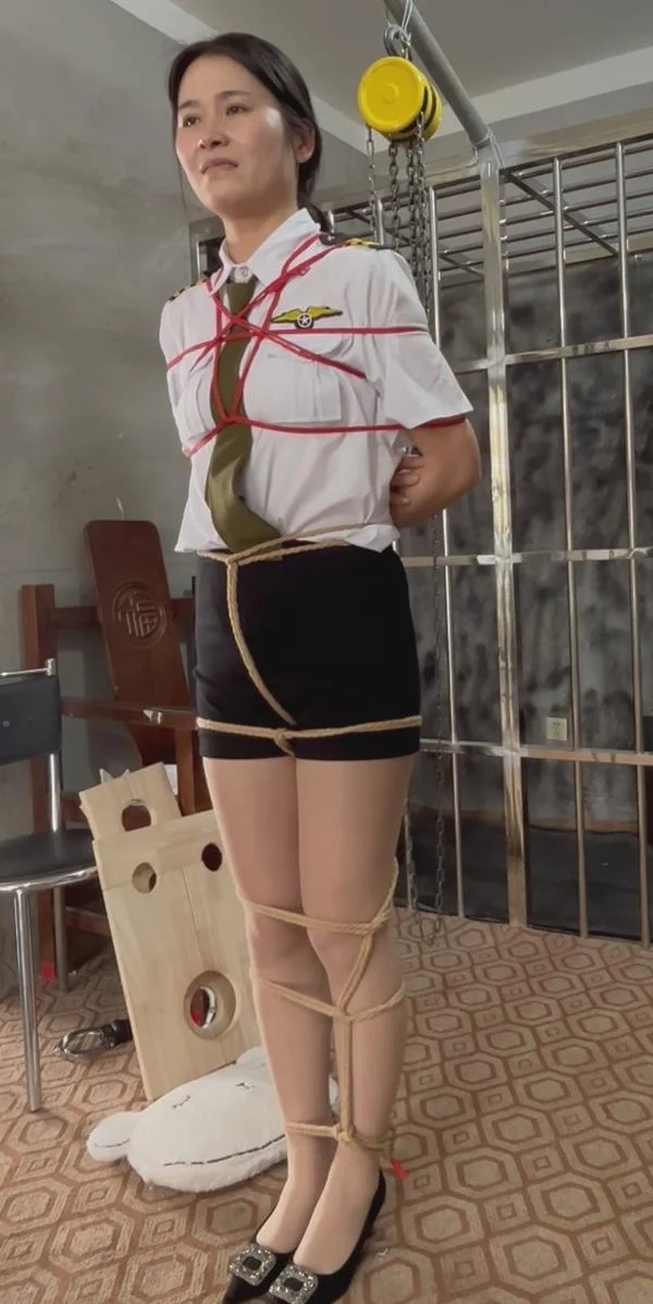 金属、捆绑初体验、肉丝美腿、制服诱惑-4