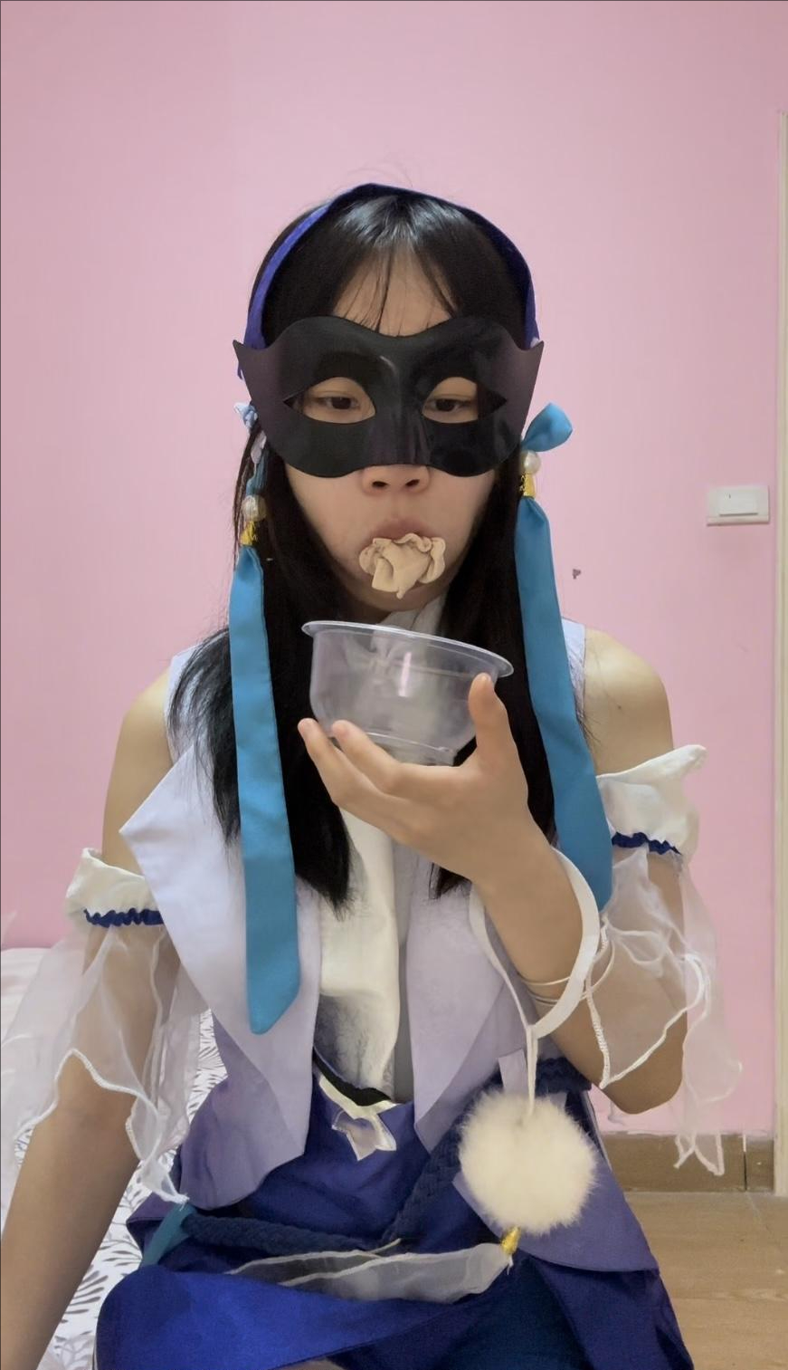 肉丝堵嘴 口水丝过程-1