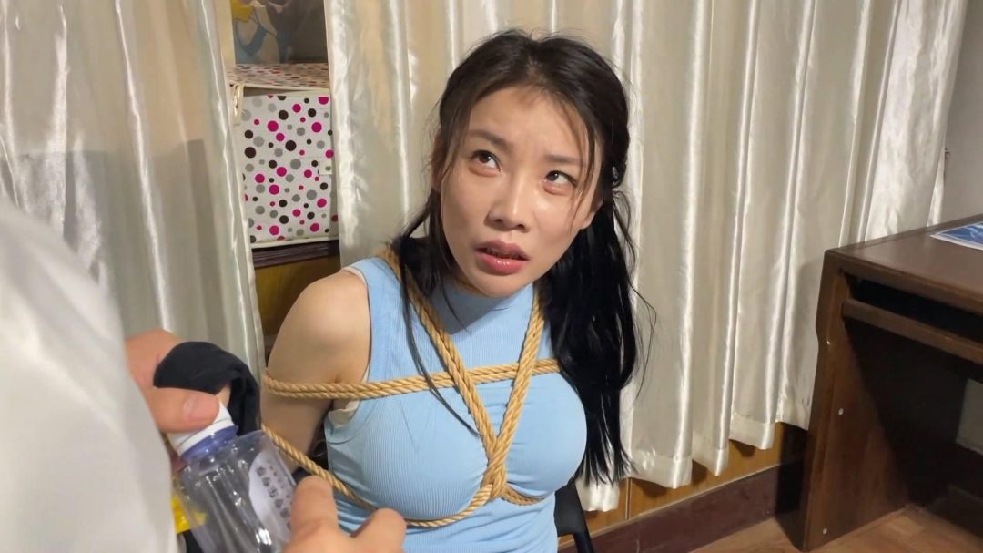 柳洋、吴晗主演DID剧情片《姐妹惊魂》（上）丝袜姐妹落入坏男人手中惨遭捆绑囚禁蹂躏-6