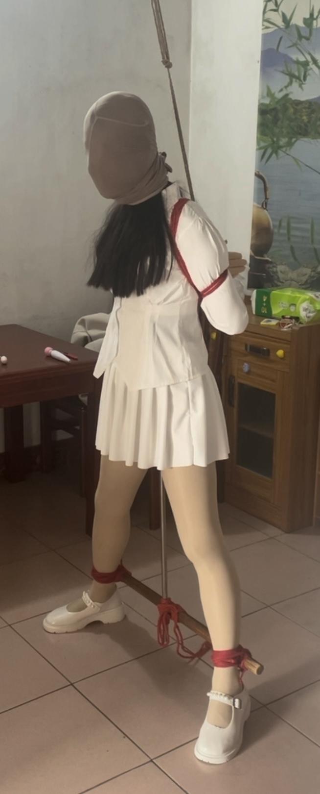 JK服，肉丝，痛苦调教-1