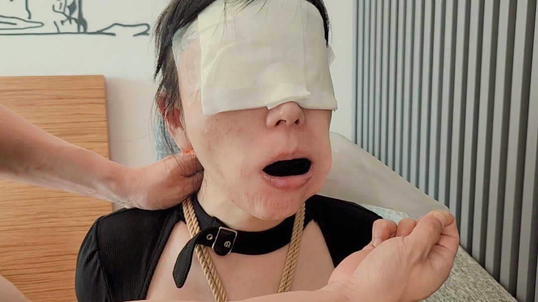 【不言】肉货-驷马堵嘴（杂4） 内裤塞嘴➕胶带缠绕-10