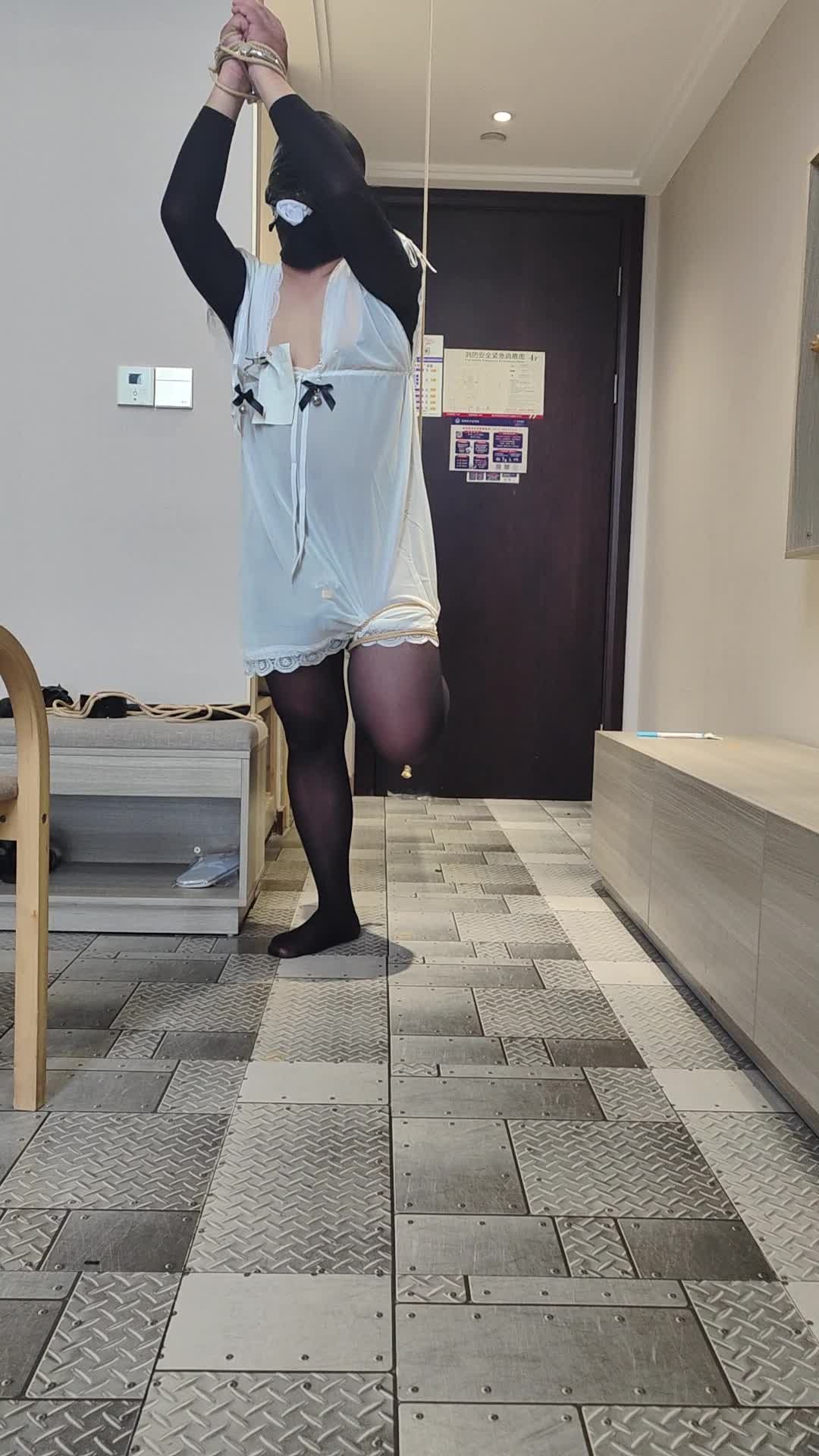 伪娘男M首约安妮女王-6