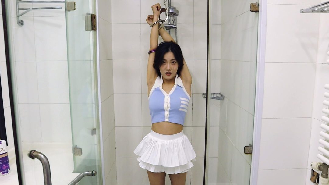 舞蹈生雨蝶镣铐挠脚心TK系列剪影1 手铐脚铐脚趾铐 姿势多多柔韧性好 是怀旧影苑那个雨蝶-14