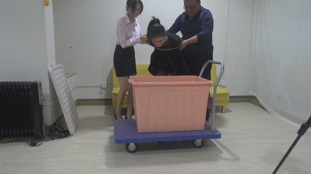 《替罪羊合集》，两双美腿都很迷人 丝袜 堵嘴 高跟鞋 肉丝 胶带 后手缚 口罩 连裤袜-14