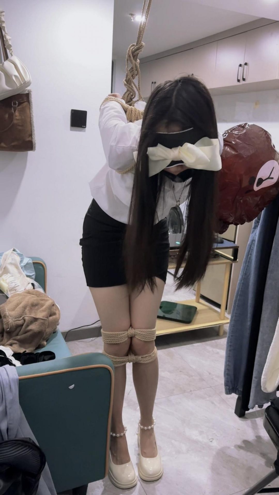 秘书装第一次尝试直臂,最后还被吊缚-4 秘书装第一次尝试直臂,最后还被吊缚-4