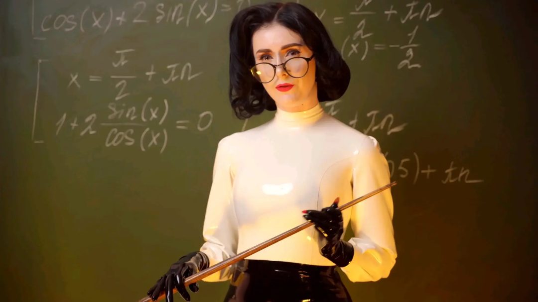 JOI hot teacher in latex-3