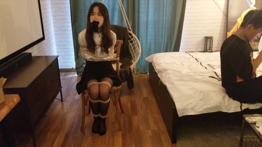 美女葡萄的绸缎白手套体验（下部）-1