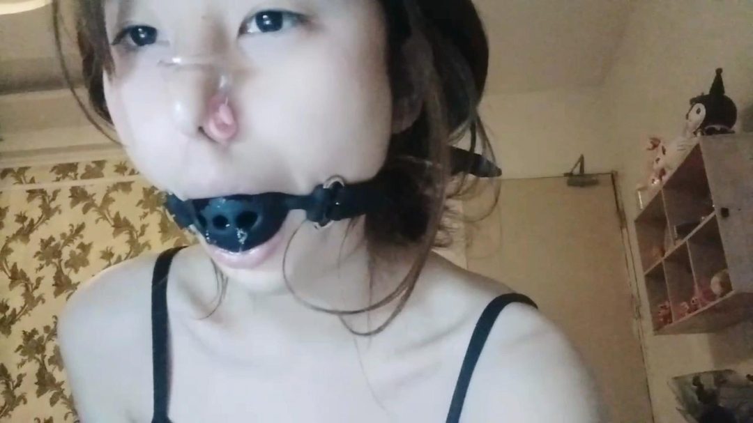 新模特香菜睡觉鼻夹 口球口水玩弄-1
