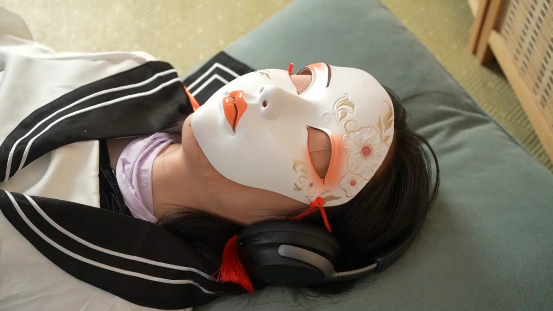 【嗷嗷】TWDZ我的机器人女友，黑色胶带木乃伊伪装拘束！-3