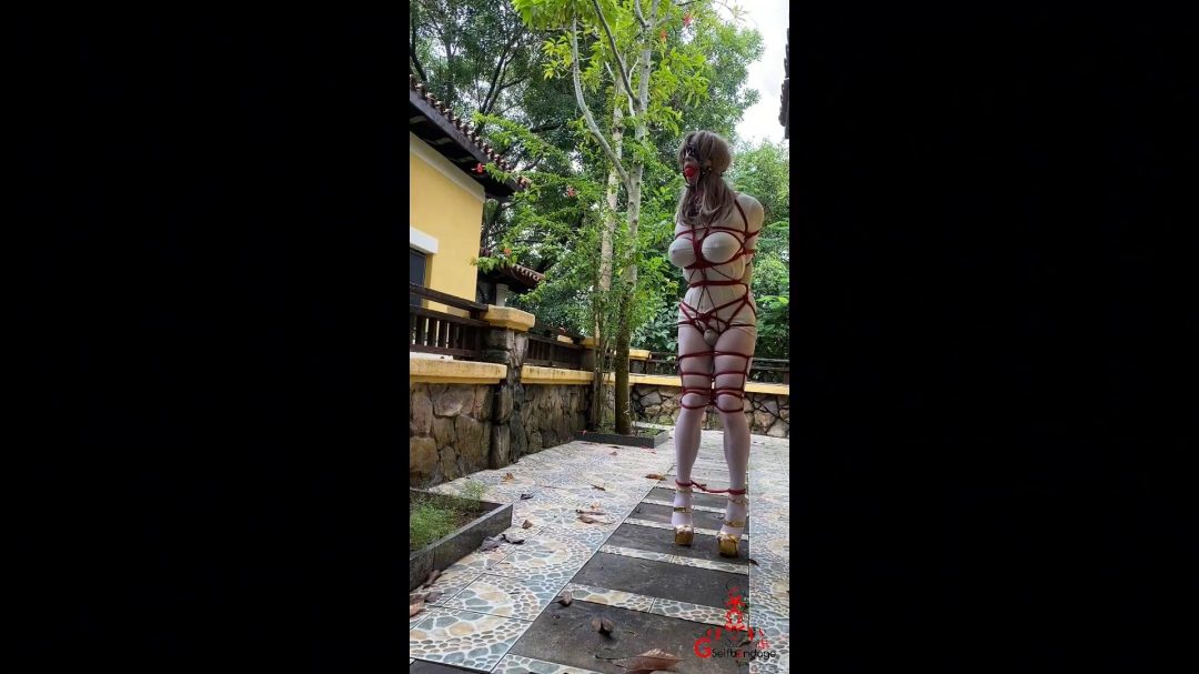 CD伪娘小诡的自缚 公园的清晨-8