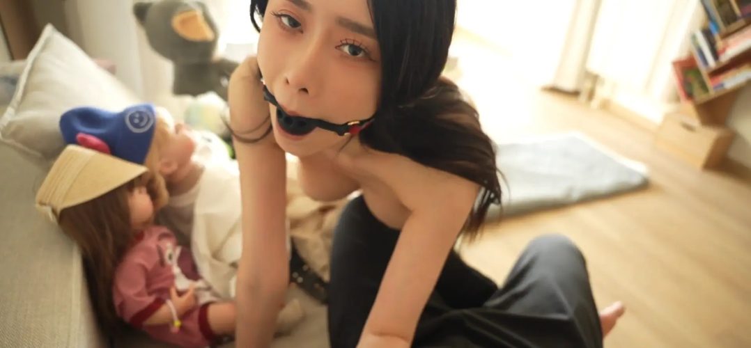 哈莉奎因工作室 -胶带束缚+口球乳贴+私密贴-7