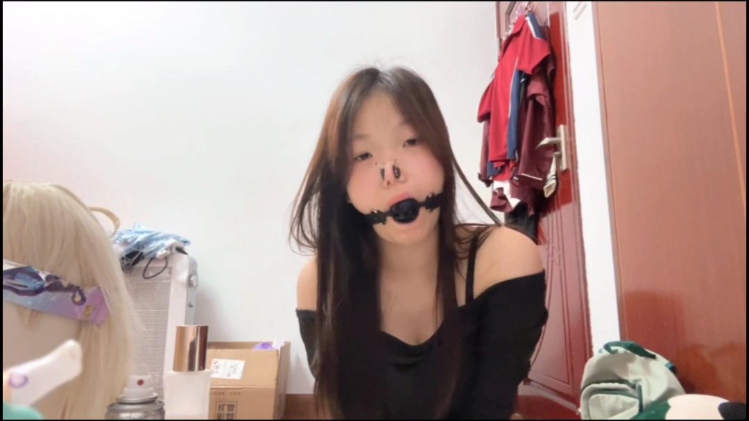 模特果果鼻夹 口球口水玩弄-1