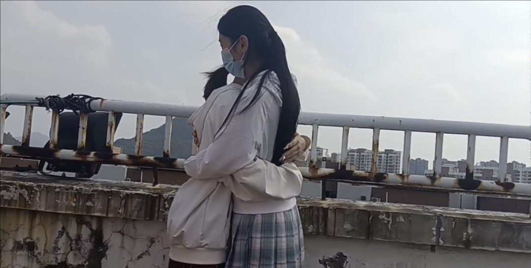【琳媚】【红豆】黑白双丝 天台互嘎 室内自嘎无果 互相安慰 三部合一（无繩）足控福利-5
