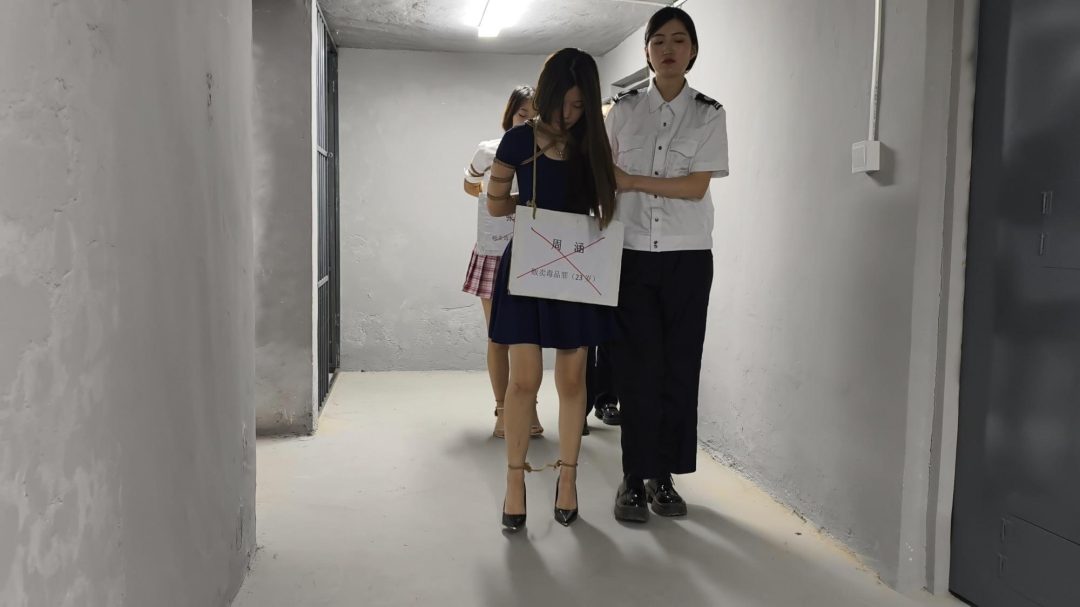 【忘忧社工作室】姐妹花（下）新模特露露首次出演，两姐妹在户外交易的时候被抓捕，砸死镣死铐，户外指认现场-10