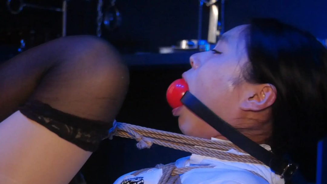 《海老驷马捆缚女M》 女M 大口球 海老驷马-7