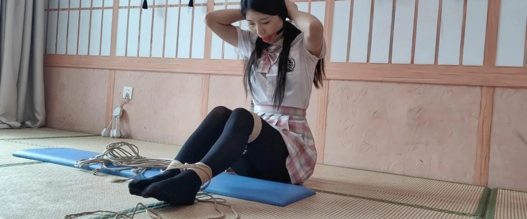 舞蹈生柔柔《直臂海老缚和日式极限驷马放置》-8