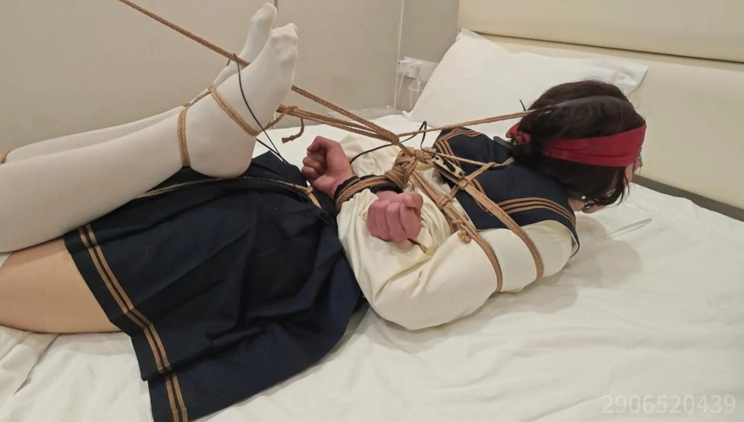 送上门的小m 驷马 放置 M腿 郊狼 jk 白丝 电击 口球 挠痒-3