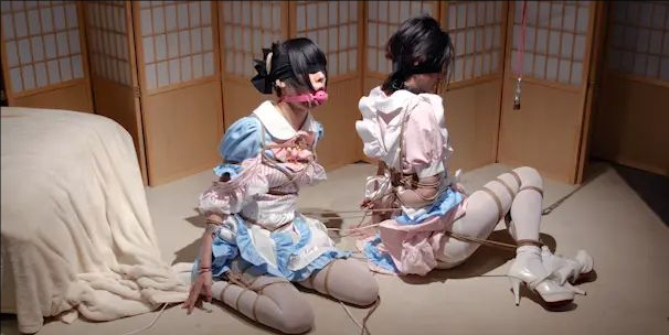 小琦小仆双人女仆连带束缚定拍-3
