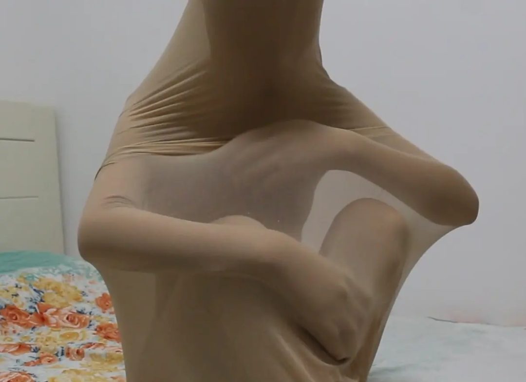 多层zentai 四层。两层天鹅绒 一层莫代尔 一层莱卡面料 再加一层丝袜睡袋-5
