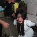 希希白衣白靴肉丝捆绑