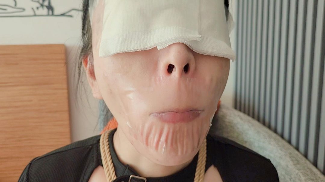 【不言】肉货-驷马堵嘴（杂4） 内裤塞嘴➕胶带缠绕-8