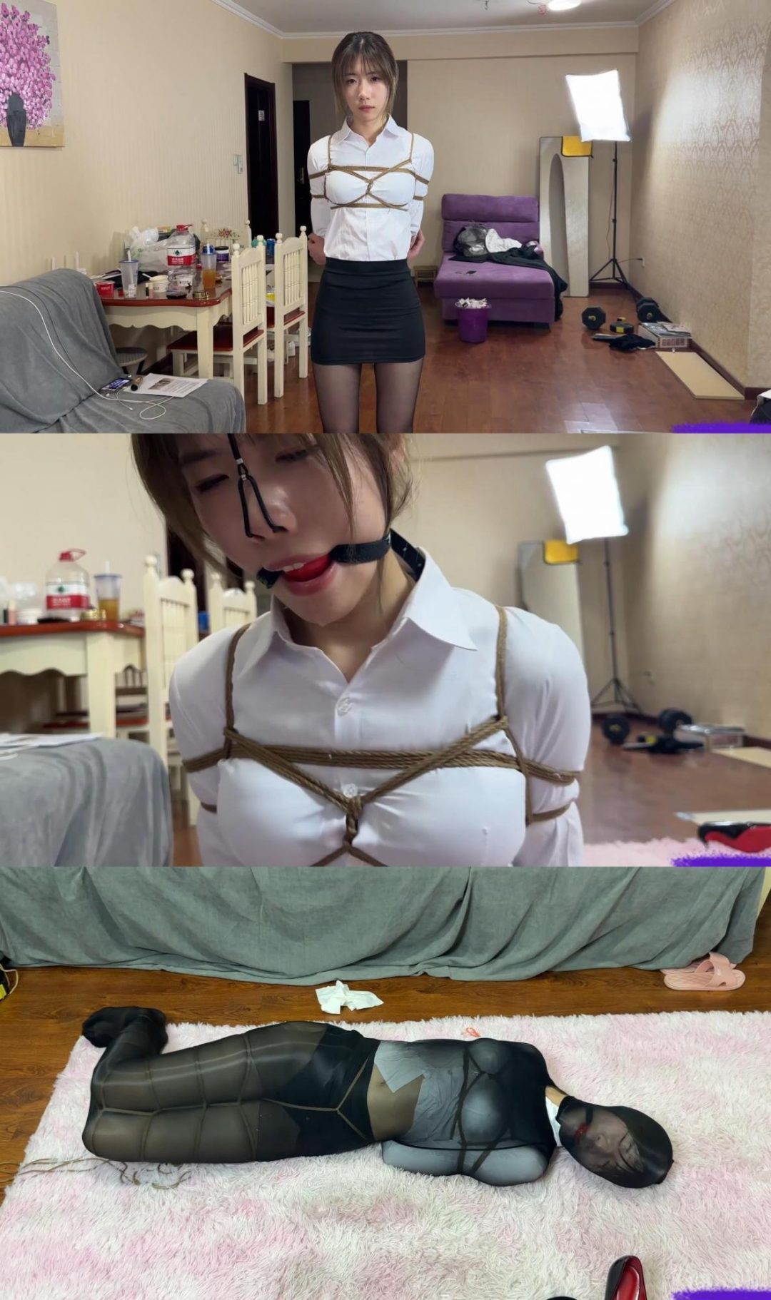丝袜全包爱好者收藏福利！不同美女，各种题材涵盖教学片、剧情片、纯绑片、按摩片…-4