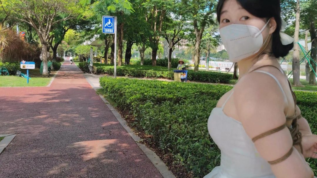 长颜草定拍，捆绑户外逛街，过马路，摊位便利店购物-8