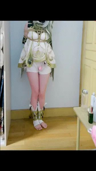 纳西妲cos 日式反绑 COSPLAY 纳西妲 堵嘴 胶带 捆绑-4 纳西妲cos 日式反绑 COSPLAY 纳西妲 堵嘴 胶带 捆绑-4