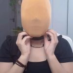 鱼糯糯 紧身渔网袜女主播丝袜包头堵嘴
