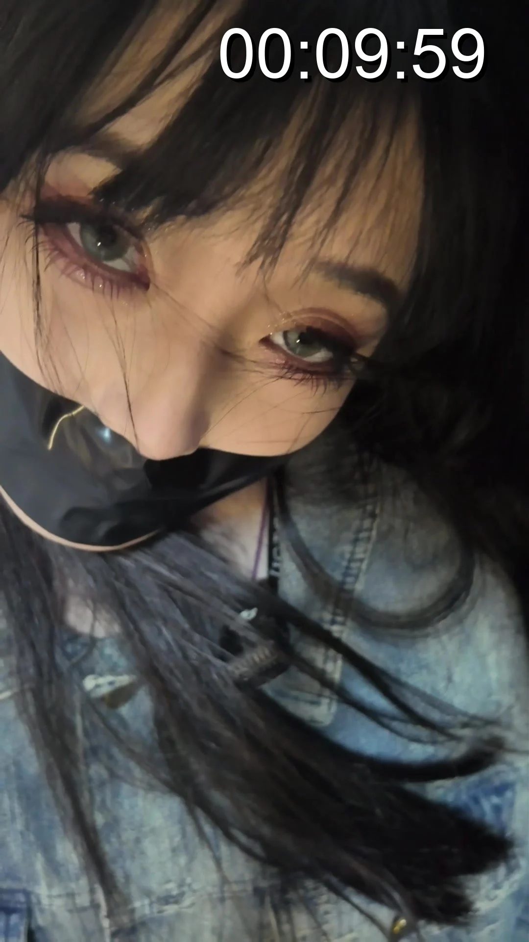 黑丝妹妹 tj 黑丝 胶带 封嘴 玉足-4