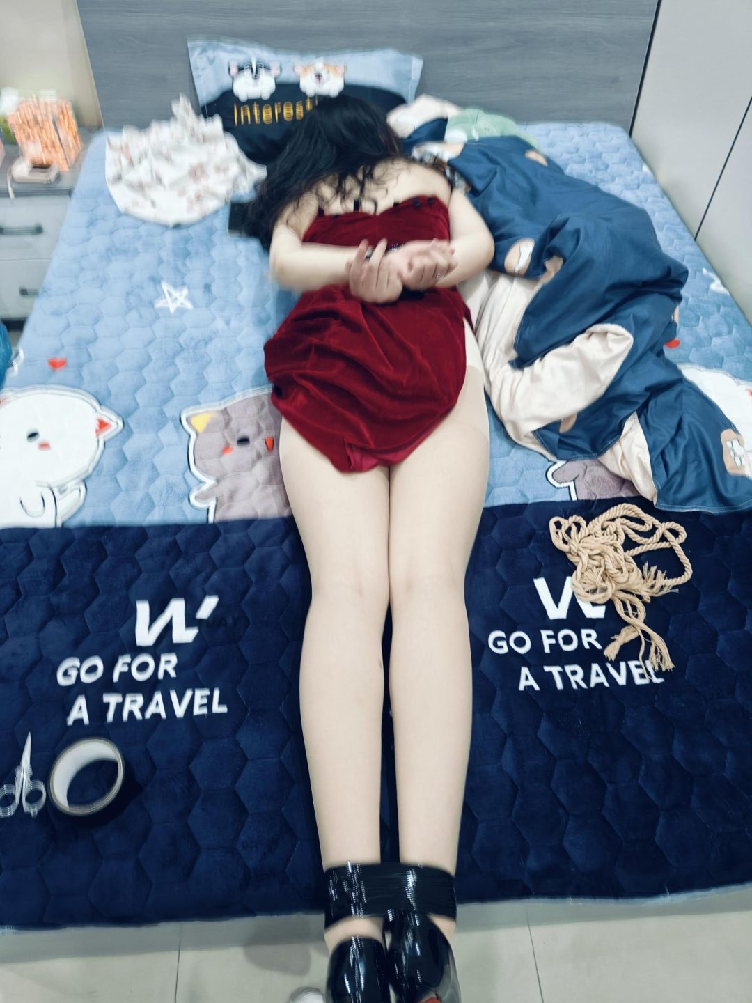 艾达王旗袍丝袜玩脚-2