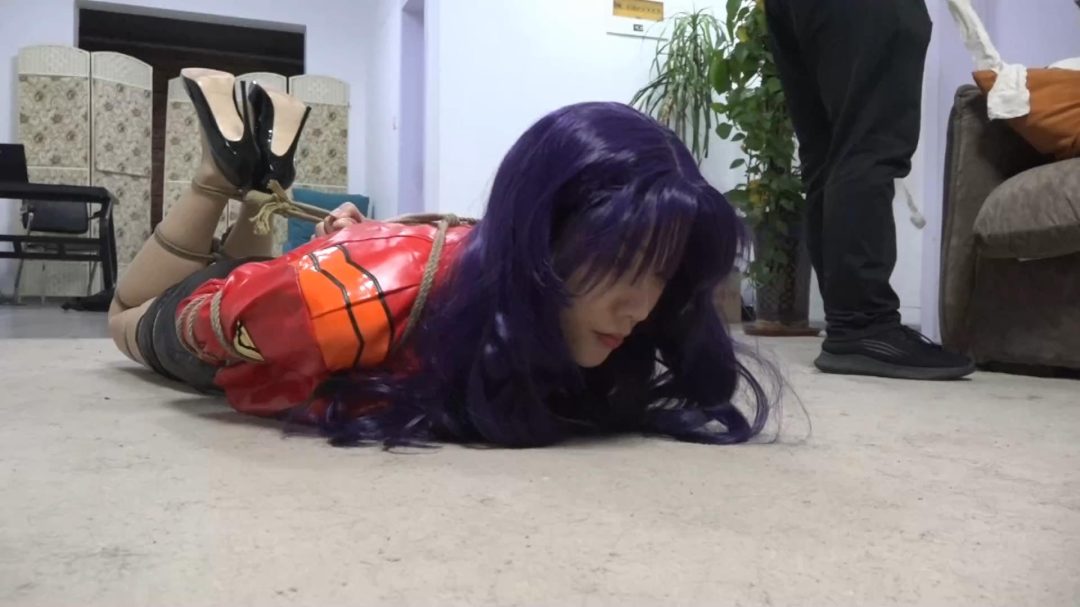 逍遥订制 —葛城美里cosplay，捆绑脱缚挑战-3