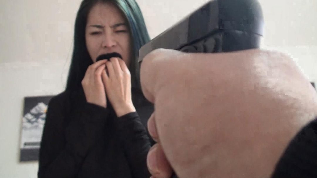 逍遥定拍~猥琐男第一人称视角持枪入室劫持大美女韩懿01;原味堵嘴,迷晕,白丝TK-5