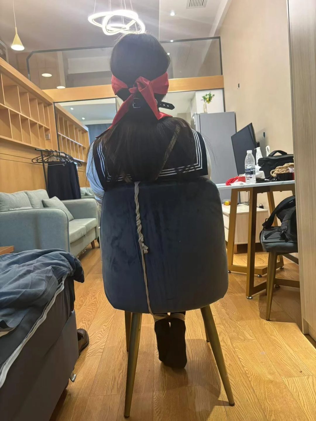 佳佳约拍，水手服-4