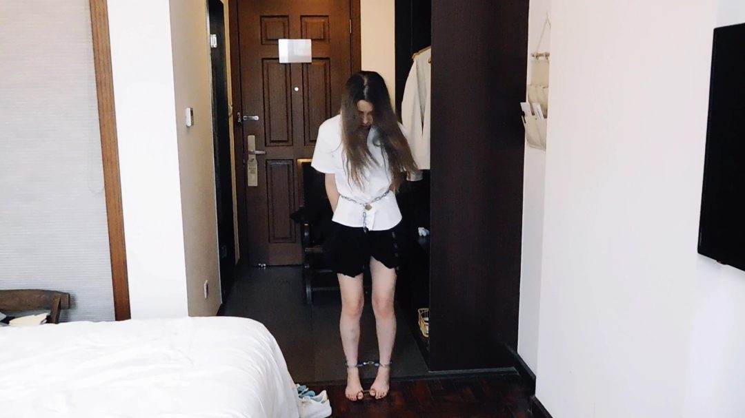 佳人难觅系列 叛逆不良少女冬羽镣铐挠脚心TK系列剪影1 手铐脚铐脚趾铐-17