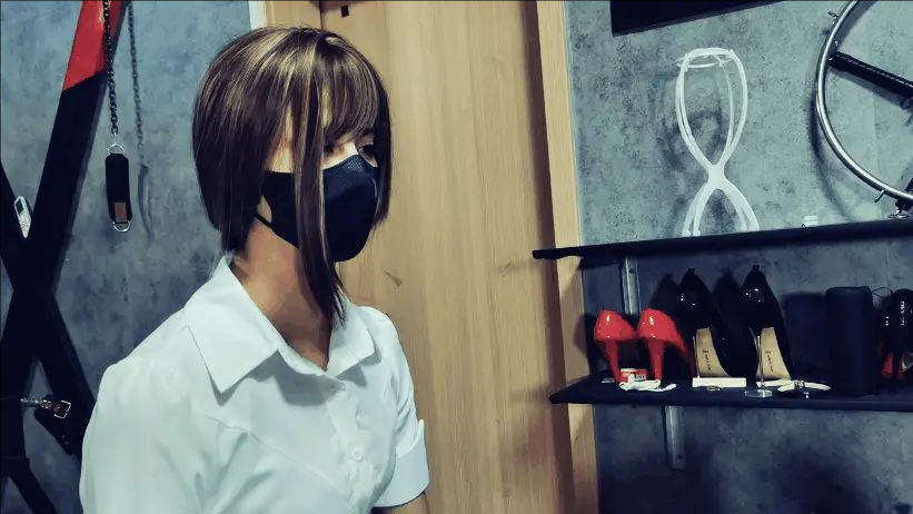 应聘女秘遇难，伪娘，椅缚，驷马，直臂，OL装-2