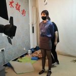 杨蕊 蓝衬衣 黑丝 镣铐女囚